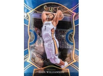 2021 PANINI SELECT BASKETBALL ZION WILLIAMSON CONCOURSE EXCLUSIVE BLUE CARD #1