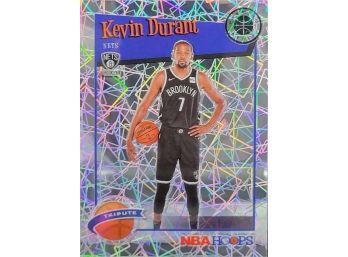2019-20 Panini Hoops Premium Stock #284 Kevin Durant LASER Card Nets