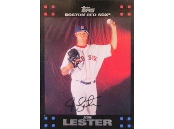 2007 Topps # 383 Jon Lester NM-MT Boston Red Sox Baseball