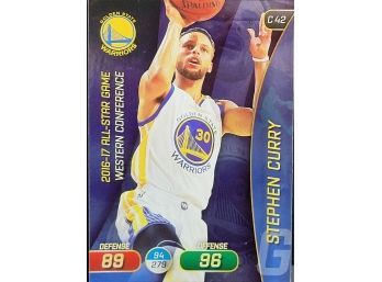 2017 Panini Adrenalyn XL Stephen Curry ! #C42 Golden State Warriors