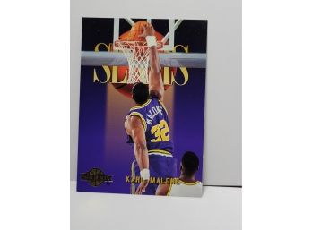 1995 SkyBox Slams Basketball Card #308 Karl Malone Utah Jazz