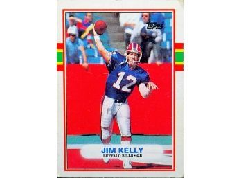 JIM KELLY, 1989 TOPPS CARD, NFL LEGEND !