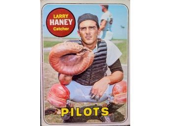 1969 Topps Larry Haney Pilots Baseball Card # 209