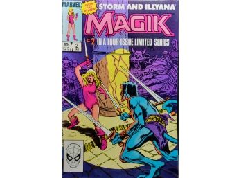 Magik Comic Book #2 Storm And Illyana Marvel Comics 1984 FINE