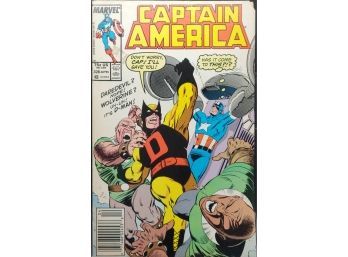 Captain America #328 1987 VG 1st App Of D-Man And Origin Marvel Comic Key