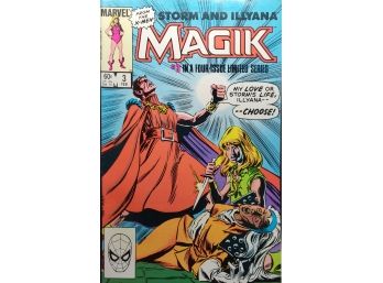 MAGIK #3 STORM AND ILLYANA MARVEL COMICS BOOK 1983