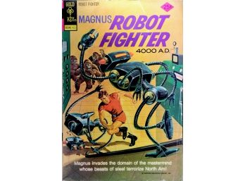 Magnus Robot Fighter 4000 AD # 37 VG/FN Beasts Of Steel  Gold Key