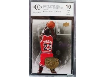 Michael Jordan 2009 UD Upper Deck Legacy Gold #36 PSA 10