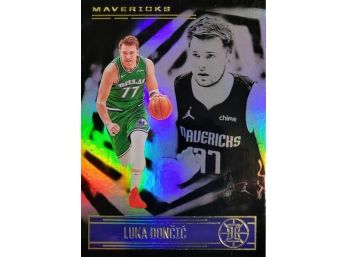 Luka Doncic 2020/21 Panini Illusions Base Set #43 Card Dallas Mavericks