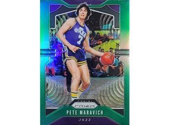 2019-20 Panini Prizm Green - Pete Maravich - Utah Jazz - #17