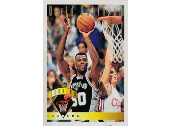 DAVID ROBINSON 1995-96 Topps Basketball Scoring Leader # 8 Spurs HOF NM - MT
