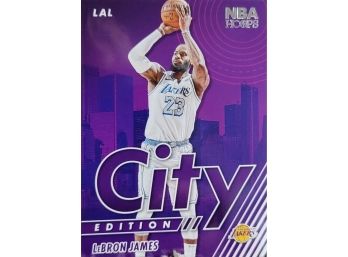 2021-22 Hoops City Edition #5 LeBron James - Los Angeles Lakers