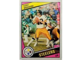 1984 Topps Terry Bradshaw Steelers Football Card #162