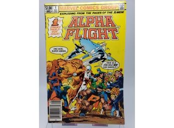 Alpha Flight #1 1983 Marvel Exploding From The Pages Of X-men