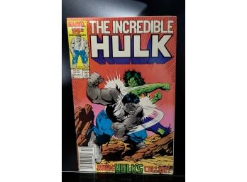 Incredible Hulk #326 Grey Vs. Green Hulk-Marvel Comic Book/ Marvel 1986