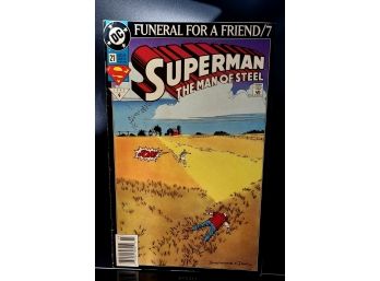 Superman Man Of Steel #21 DC Comics 1993 Funeral For A Friend