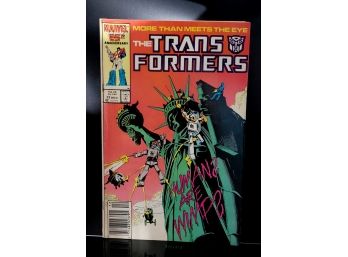 The Transformers Marvel Comics #23 Humans Are Wimps VG Cond In Foil