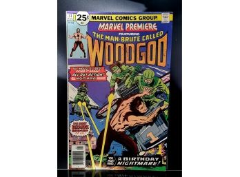 Marvel Woodgod Comic-A Birthday Nightmare-Premiere 31-1st Appearance-Man-Brute 1976