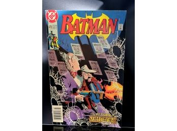 BATMAN#475 VF/NM 1992 FIRST RENE MONTOYA DC COMICS