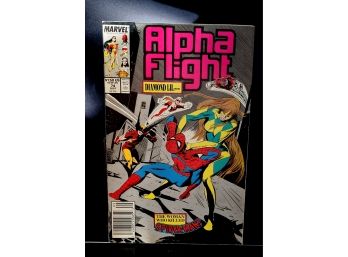 Alpha Flight #74 1989 Newsstand High Grade Marvel Comic Book