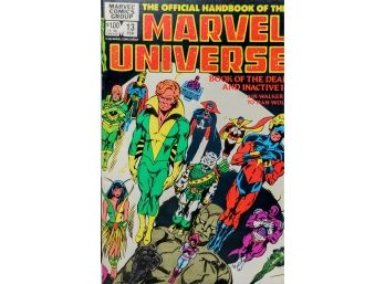 Official Handbook Of The Marvel Universe 13   Book Of The Dead And Inactive
