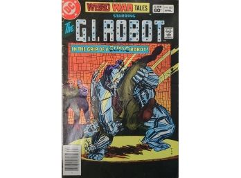 WEIRD WAR TALES # 122 - G.I. ROBOT VERSUS SUMO ROBOT !  1983