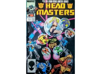 Marvel TRANSFORMERS HEADMASTERS #3 Direct (Nov 1987) Frank Springer B. Budiansky