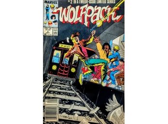 WOLFPACK #2 (1988, Marvel) Copper Age Comic