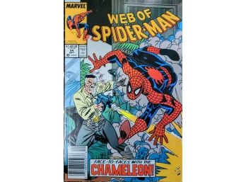 WEB OF SPIDER-MAN #54 SEPTEMBER 1989 VERY FINE CONDITION