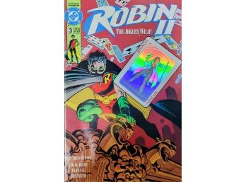 Robin II: The Jokers Wild #3 (1991) Joker APP Hologram Cover NM