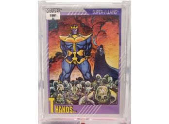 Thanos Super-villains Marvel Trading Card #85 Rare 1991