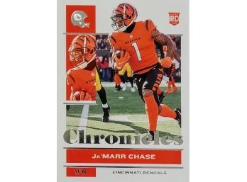 2021 Panini Chronicles Ja'Marr Chase Rookie Cincinnati Bengals #17