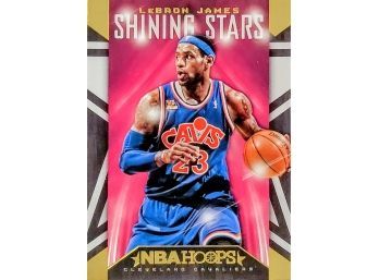 2014-15 PANINI NBA HOOPS 'SHINING STARS' LEBRON JAMES #7