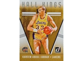 2018-19 Donruss Hall Kings Basketball Insert #12 Kareem Abdul-Jabbar Los Angeles Lakers