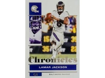 2021 Panini Chronicles Lamar Jackson Baltimore Ravens #7