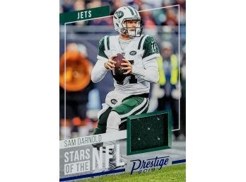 2019 Prestige Stars Of The NFL Xtra Points Patch Card Sam Darnold New York Jets No. SS - SD