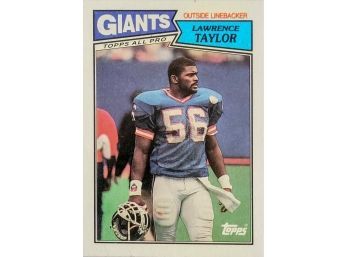 Football NFL 1987 Topps #26 Lawrence Taylor NM/ NY Giants
