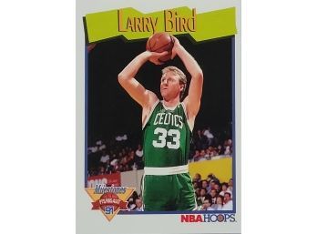 1991 NBAHOOPS Milestones Boston Celtics Larry Bird #314