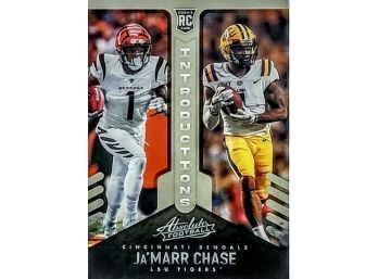 2021 Absolute Jamarr Chase Introductions Insert  Rookie Card Bengals #INT-5