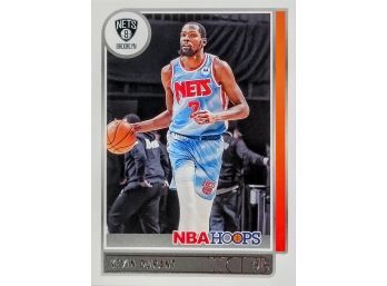 2021-22 Panini NBA Hoops #87 Kevin Durant Brooklyn Nets Official NBA Basketball Card