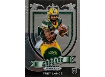 Trey Lance 2021 Panini Prizm Draft Picks Crusade Rookie Card San Francisco 49ers RC