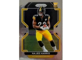 Najee Harris Pittsburg Steelers 2021-22 Panini Prizm RC No.343