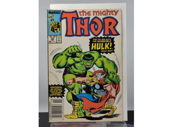 Thor #385-1997 Hulk Battle Issue-Newsstand Variant Marvel VF RARE