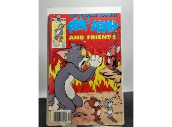 Tom And Jerry And Friends #1 Newsstand VF/NM 1991 Harvey