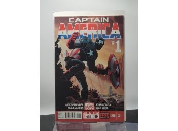 Captain America #1 Comic Book 2012 Romita 1st Appearance Jet Black Zola Marvel