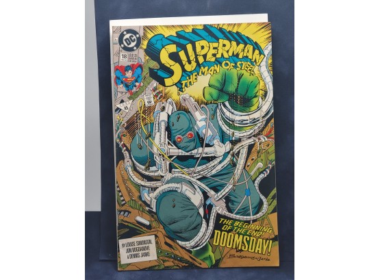 Superman The Man Of Steel #18 NM 1st Full App Of Doomsday 2nd Print DC 1992 KEY