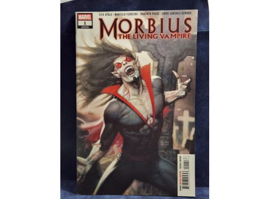 Morbius: The Living Vampire 1 ----ayala Ryan Brown Cover  Marvel Comics 2019