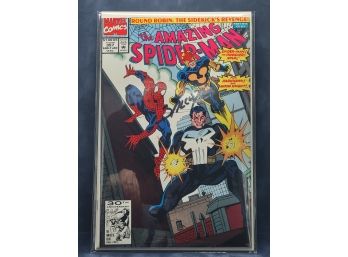 MARVEL COMICS - THE AMAZING SPIDER-MAN #357, SIGNED BY SUPERSTAR COMIC BOOK ARTIST - MARK BAGLEY. COA