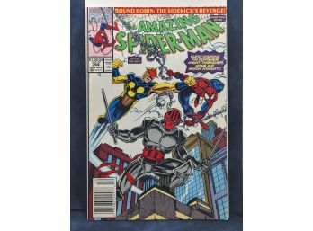 Amazing Spider-Man #354 - Moon Knight & Others Appearance - Newsstand 1991