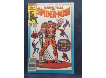 Marvel Tales #187 VF Starring Spider-Man Kraven The Hunter 1986